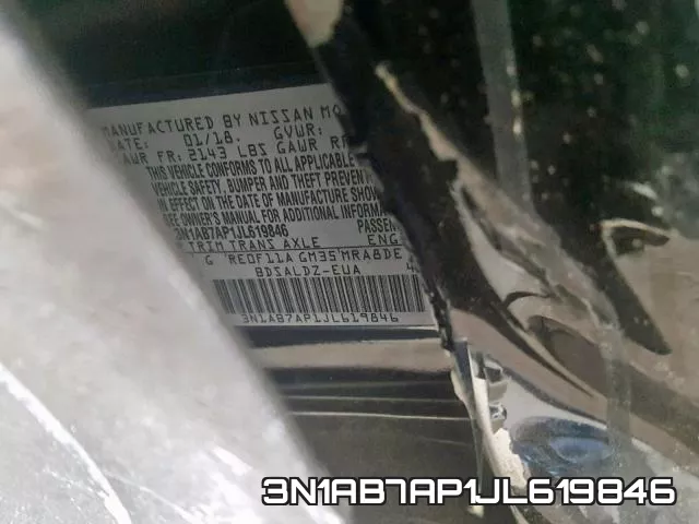 3N1AB7AP1JL619846 фото 2