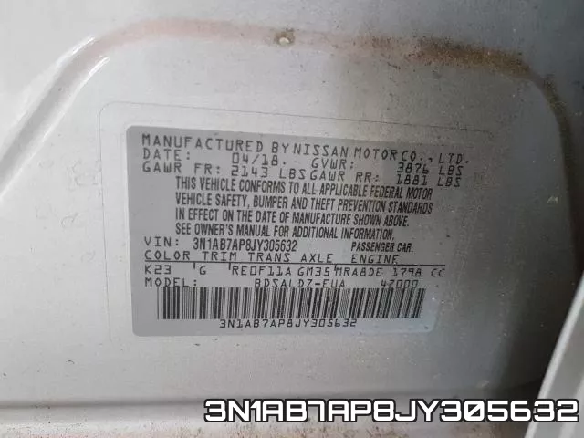 3N1AB7AP8JY305632 фото 2