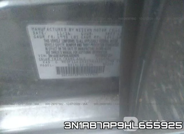 3N1AB7AP9HL655925 фото 10