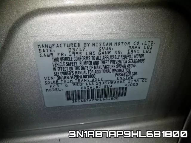 3N1AB7AP9HL681800 фото 2