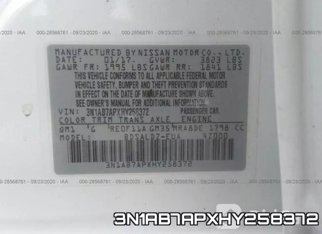 3N1AB7APXHY258372 фото 10