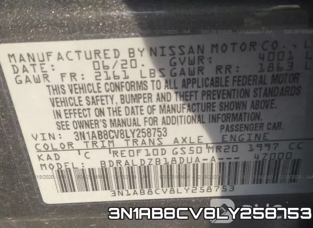 3N1AB8CV8LY258753 фото 10