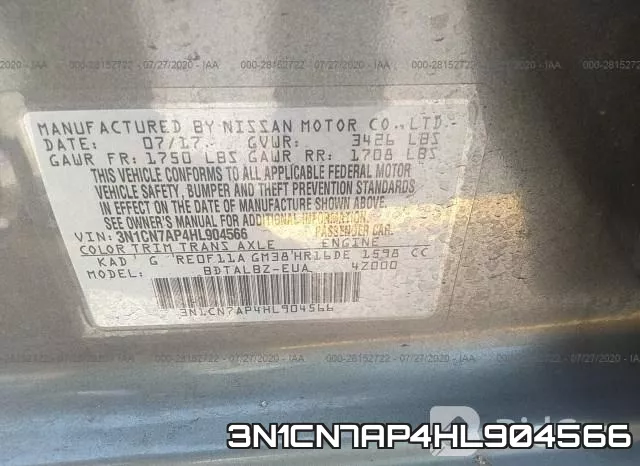 3N1CN7AP4HL904566 фото 10