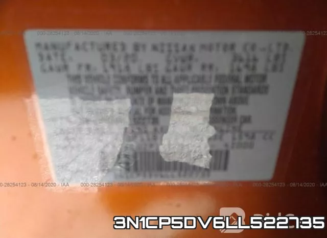 3N1CP5DV6LL522735 фото 10