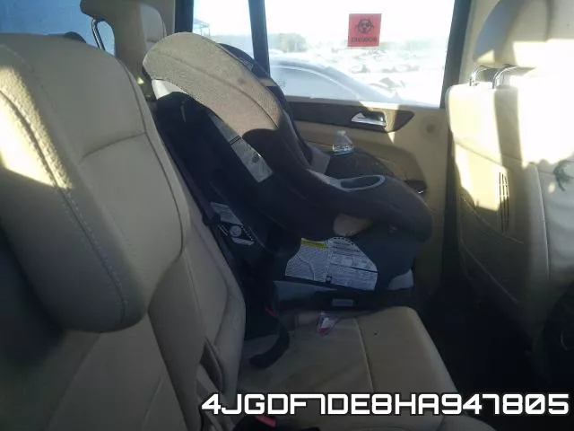 4JGDF7DE8HA947805 фото 7