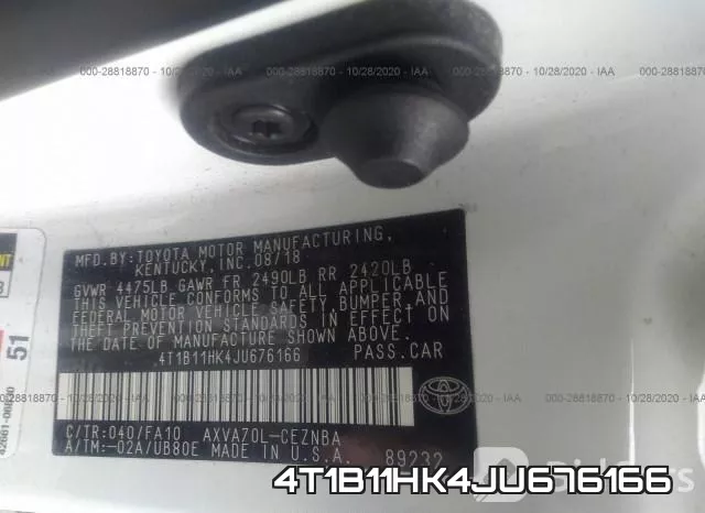 4T1B11HK4JU676166 фото 10