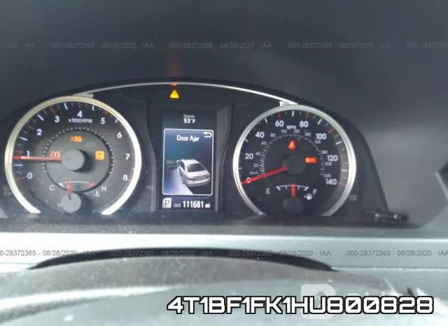 4T1BF1FK1HU800828 фото 8