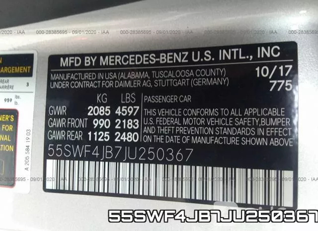 55SWF4JB7JU250367 фото 10