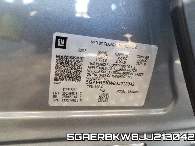 5GAERBKW8JJ213042 фото 2