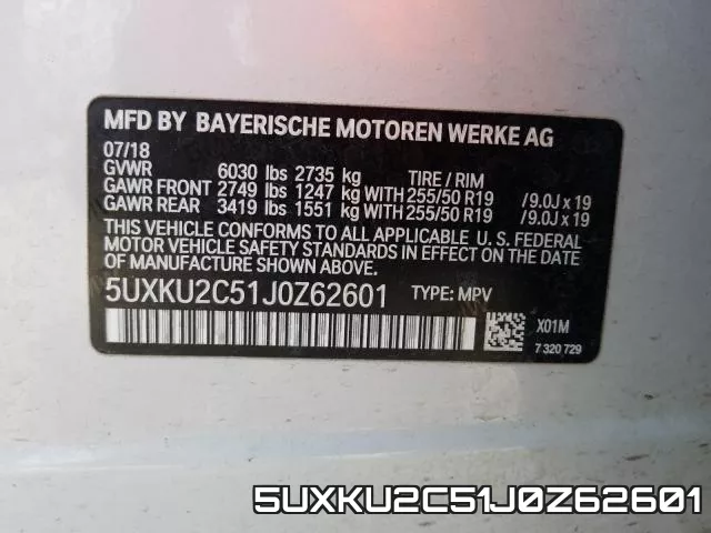 5UXKU2C51J0Z62601 фото 2