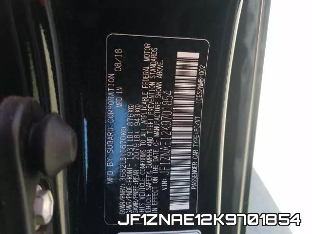 JF1ZNAE12K9701854 фото 2