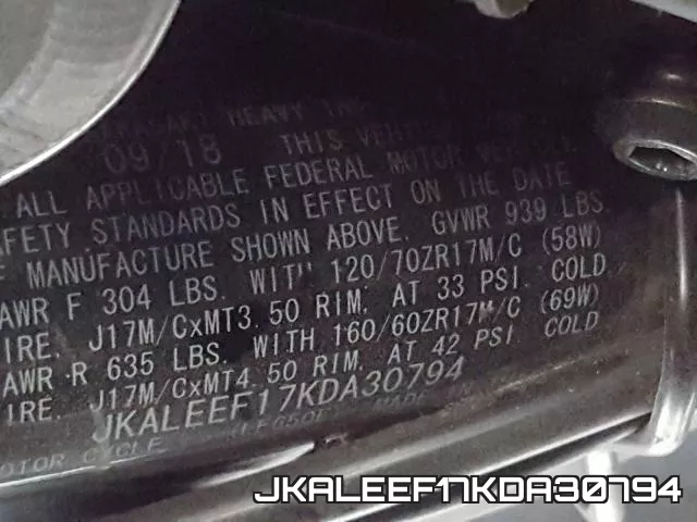 JKALEEF17KDA30794 фото 2