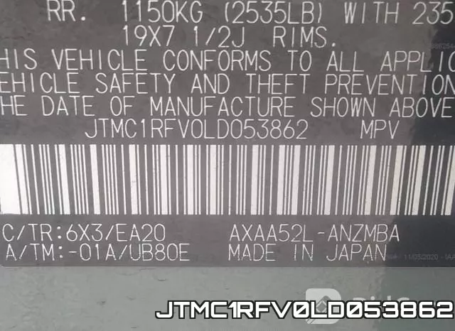 JTMC1RFV0LD053862 фото 10