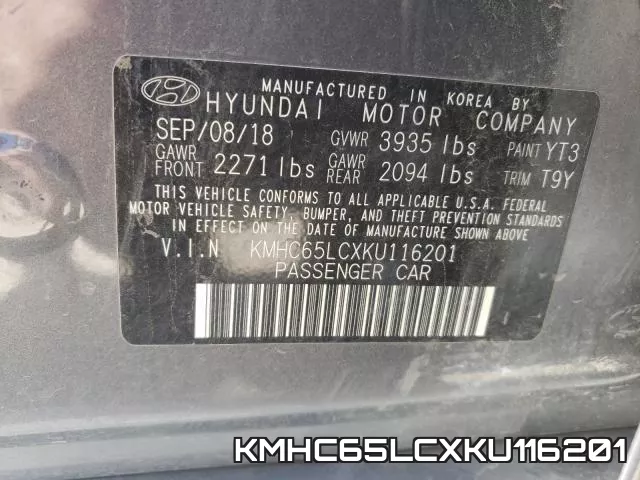 KMHC65LCXKU116201 фото 2