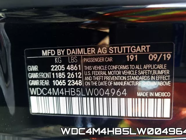WDC4M4HB5LW004964 фото 2
