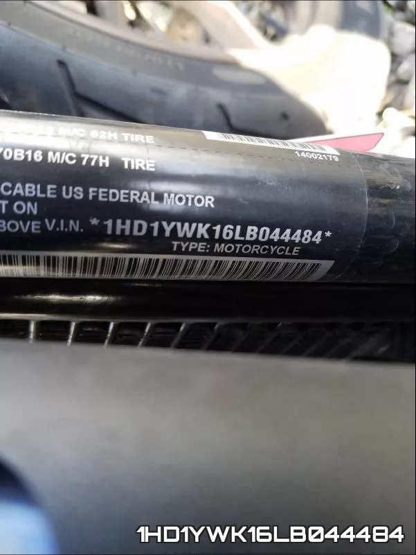 1HD1YWK16LB044484 фото 2