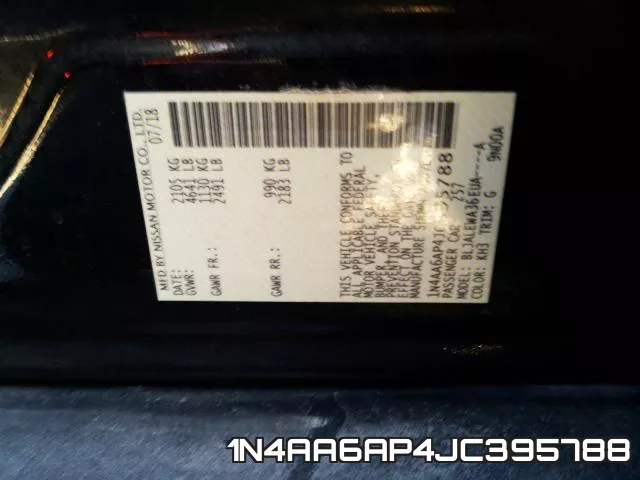 1N4AA6AP4JC395788 фото 2