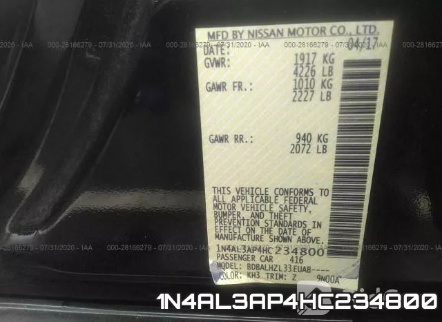 1N4AL3AP4HC234800 фото 9