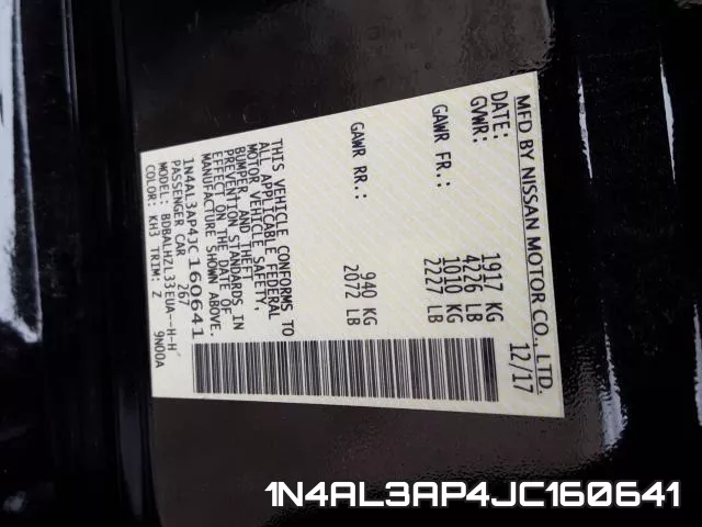 1N4AL3AP4JC160641 фото 2