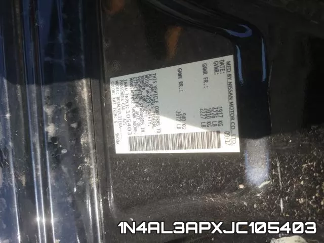1N4AL3APXJC105403 фото 2