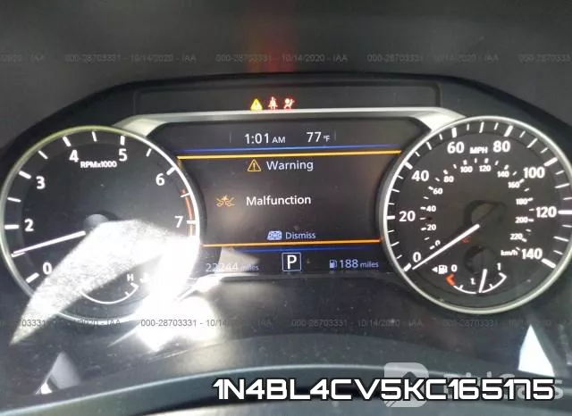 1N4BL4CV5KC165175 фото 8