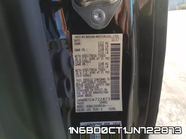 1N6BD0CT1JN722873 фото 2