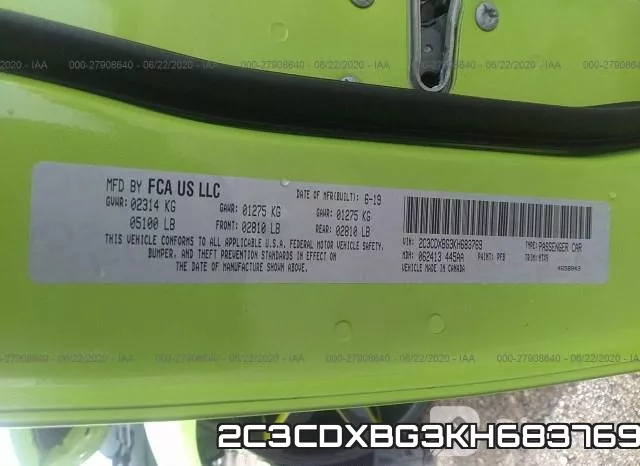 2C3CDXBG3KH683769 фото 10