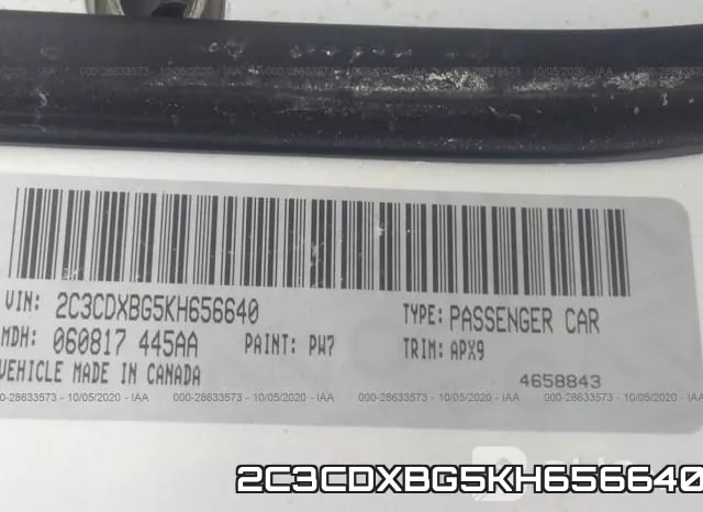 2C3CDXBG5KH656640 фото 10