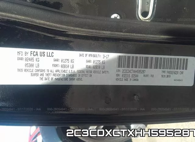 2C3CDXCTXHH595287 фото 10