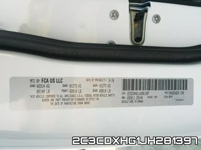 2C3CDXHG1JH281397 фото 2