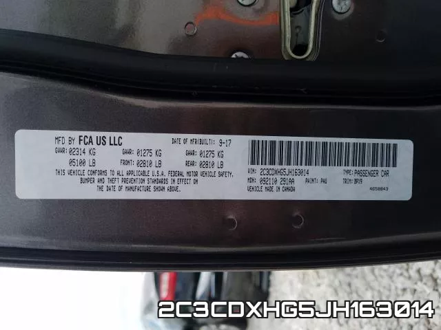 2C3CDXHG5JH163014 фото 2
