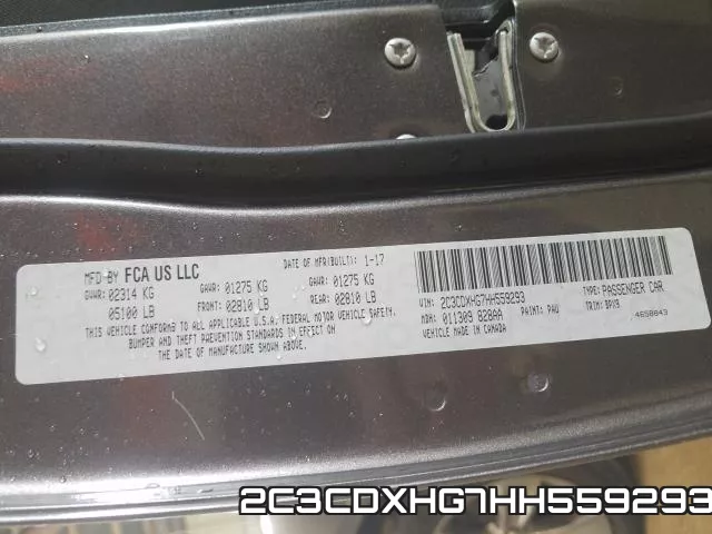 2C3CDXHG7HH559293 фото 2