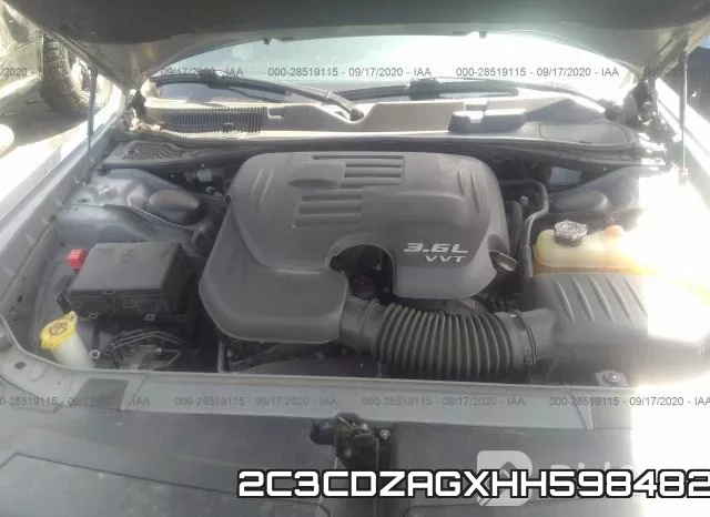 2C3CDZAGXHH598482 фото 2