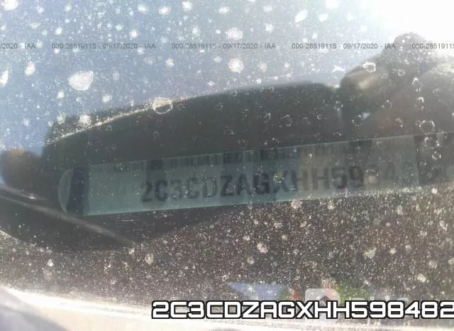 2C3CDZAGXHH598482 фото 10