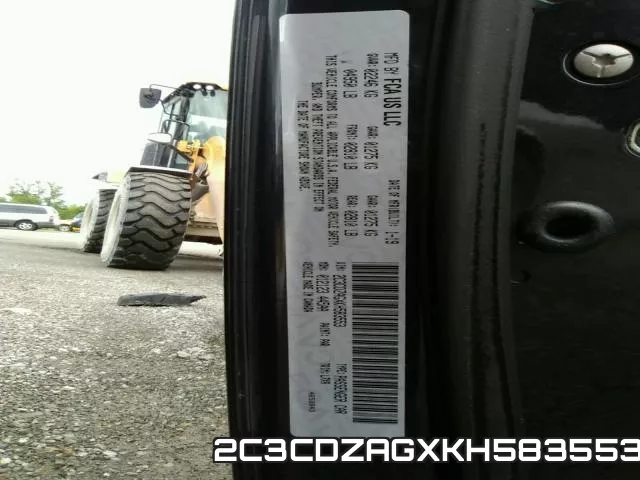 2C3CDZAGXKH583553 фото 2