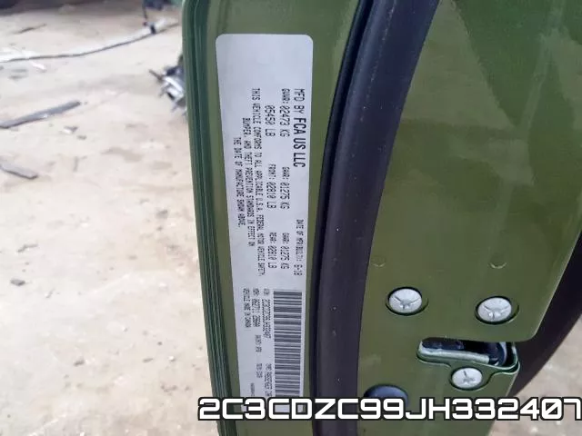 2C3CDZC99JH332407 фото 2