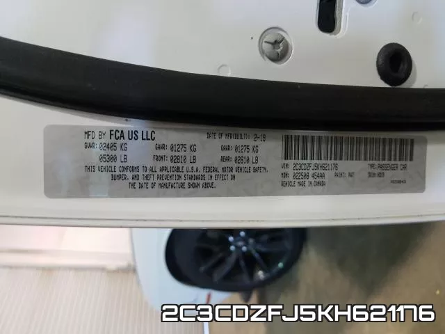 2C3CDZFJ5KH621176 фото 2