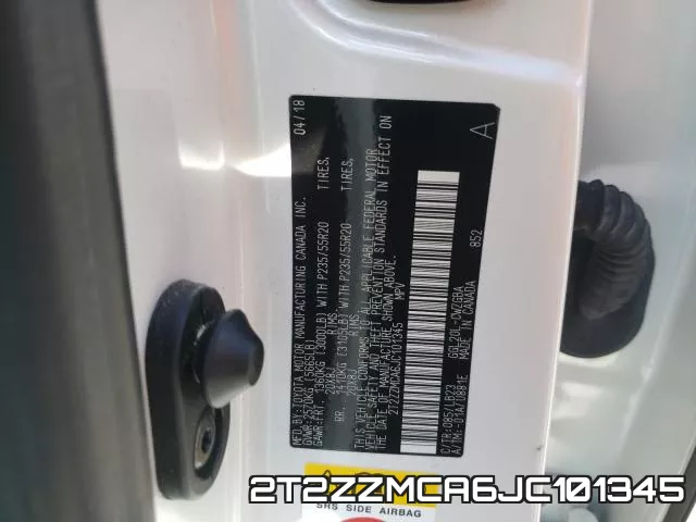 2T2ZZMCA6JC101345 фото 2