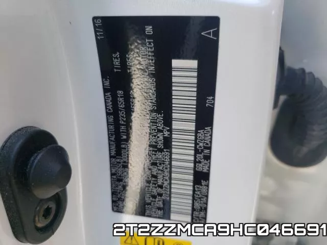 2T2ZZMCA9HC046691 фото 2