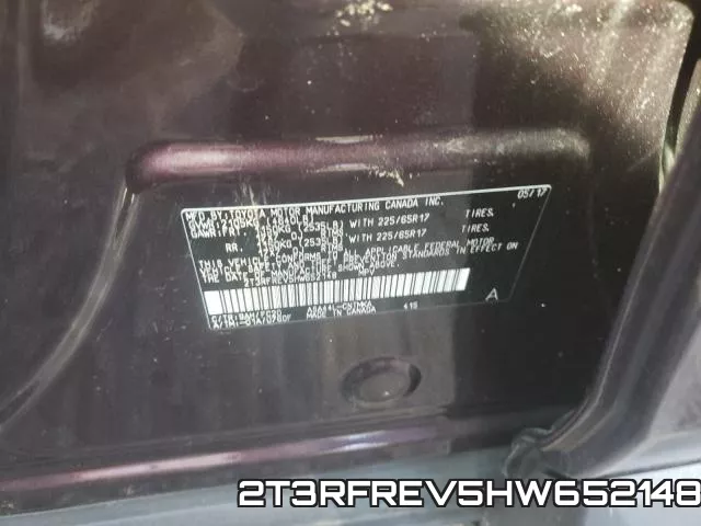 2T3RFREV5HW652148 фото 2
