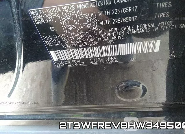 2T3WFREV8HW349500 фото 10
