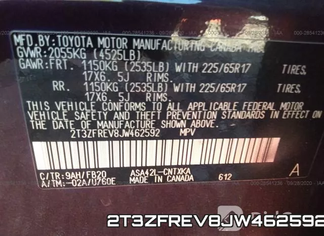 2T3ZFREV8JW462592 фото 10