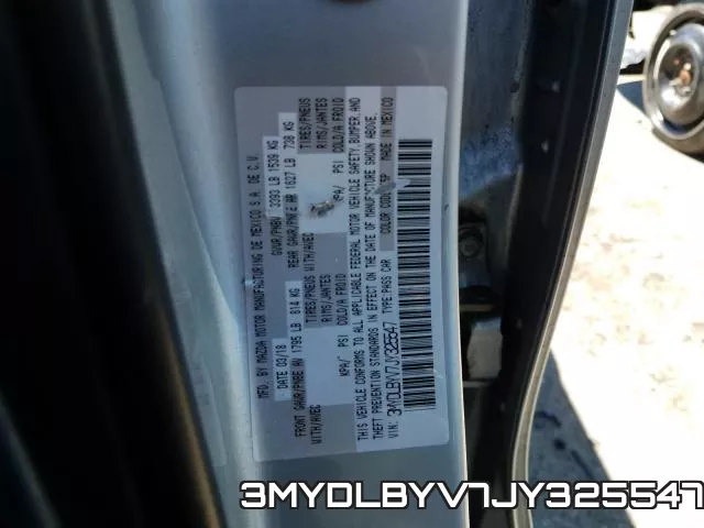 3MYDLBYV7JY325547 фото 2