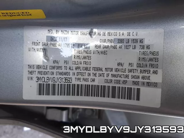 3MYDLBYV9JY313593 фото 2