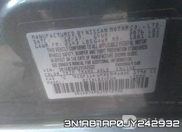 3N1AB7AP0JY242932 фото 10