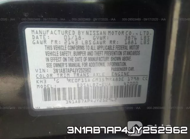 3N1AB7AP4JY252962 фото 10
