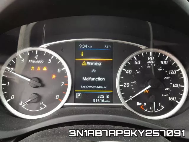 3N1AB7AP9KY257091 фото 9