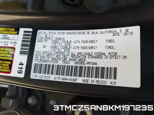 3TMCZ5AN8KM197235 фото 2