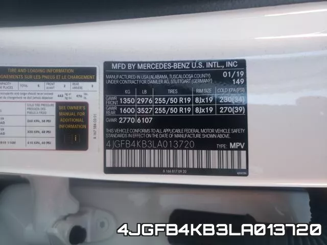 4JGFB4KB3LA013720 фото 2