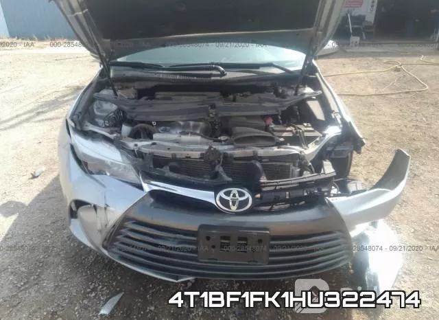 4T1BF1FK1HU322474 фото 2